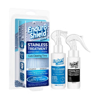 EnduroShield Stainless Steel and chrome treatment for easy cleaning