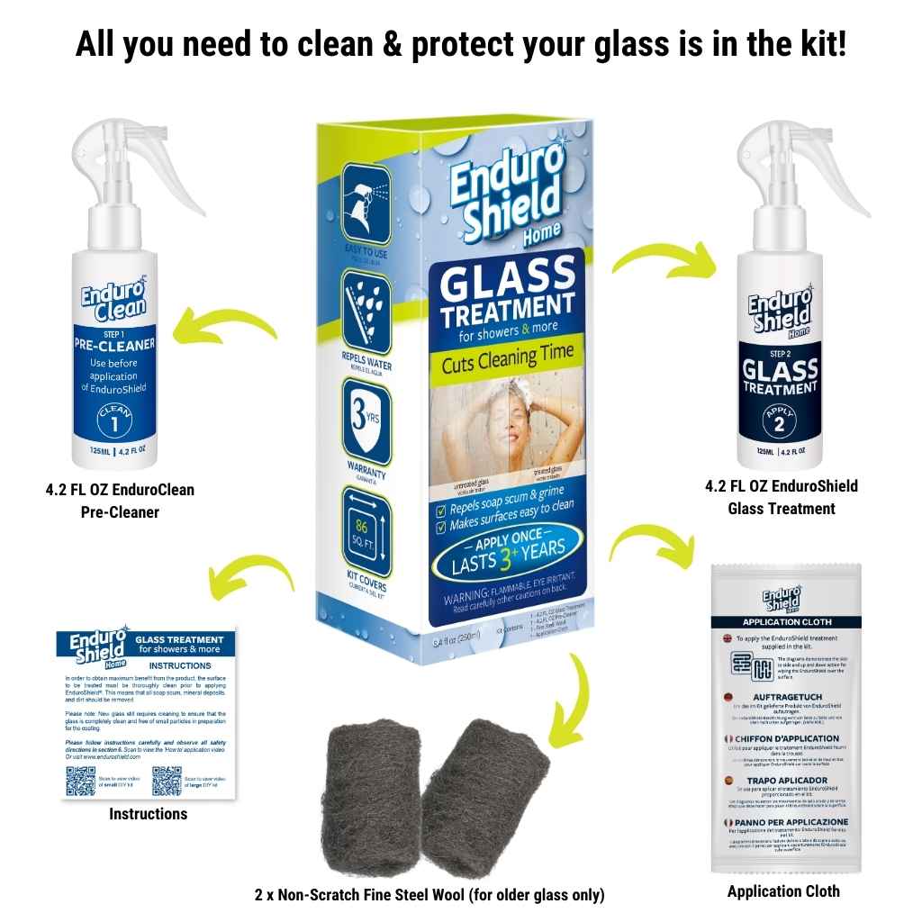 EnduroShield Home Glass Treatment - Medium 8.4 Oz Special – EnduroShield USA