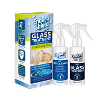 EnduroShield glass treatment with cleaner for showers, railings, windows and more